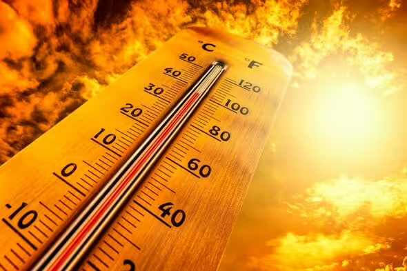 Summer heat illustration